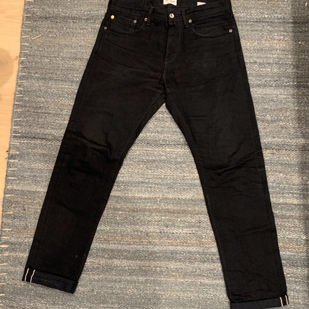 C.O.F. Studio Selvedge Black Jeans
